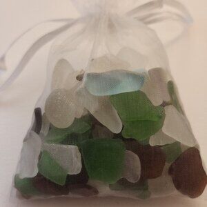 Authentic decorative hand found sea glass